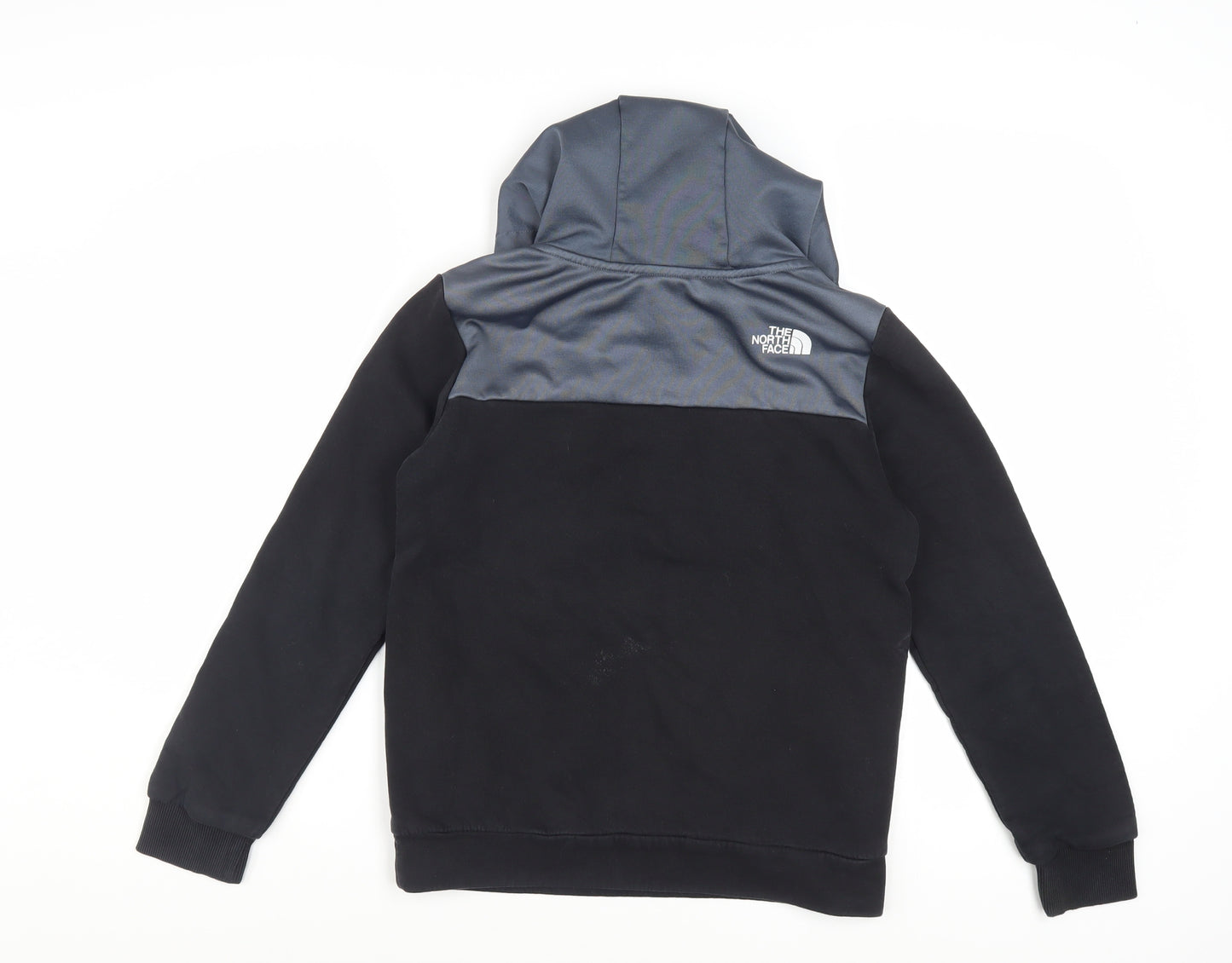 The North Face Boys Black Pullover Hoodie L Cotton Blend Warm Top