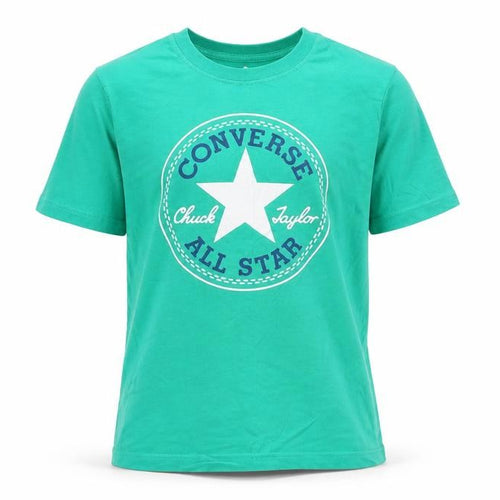 Converse Boys Green Logo T-Shirt Size 10-12 Years Short Sleeve Cotton