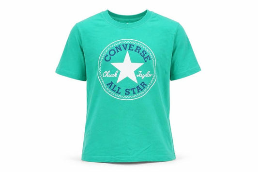 Converse Boys Green Logo T-Shirt Size 10-12 Years Short Sleeve Cotton