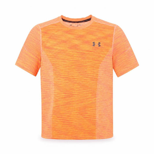 Under Armour Men's Orange HeatGear Fitted Active T-Shirt M