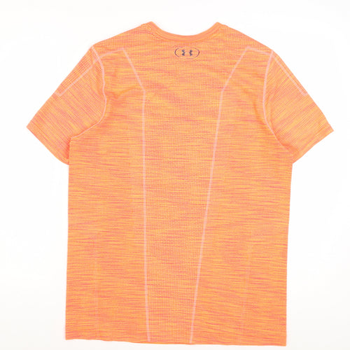Under Armour Men's Orange HeatGear Fitted Active T-Shirt M