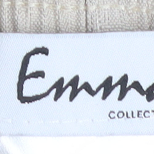 Emma Collection Womens Beige Size 20 Cropped Trousers