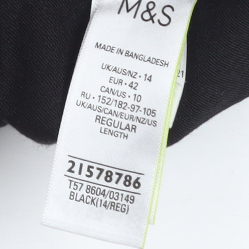 Marks and Spencer Women’s Black Slim Jegging Jeans Size 14 Regular