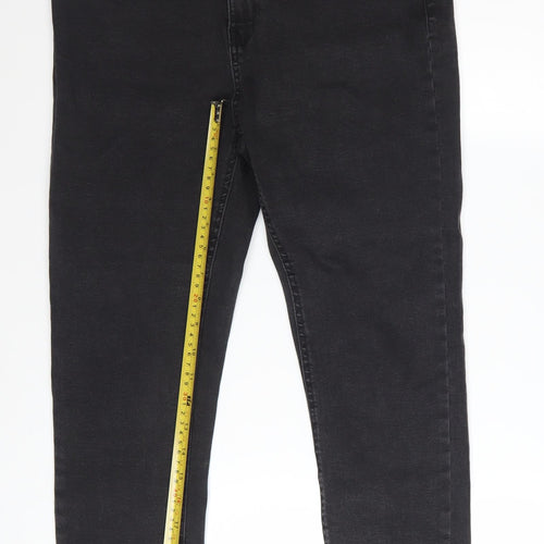 Denim 365 Women Black Size 14/S Skinny Jeans Cotton Blend