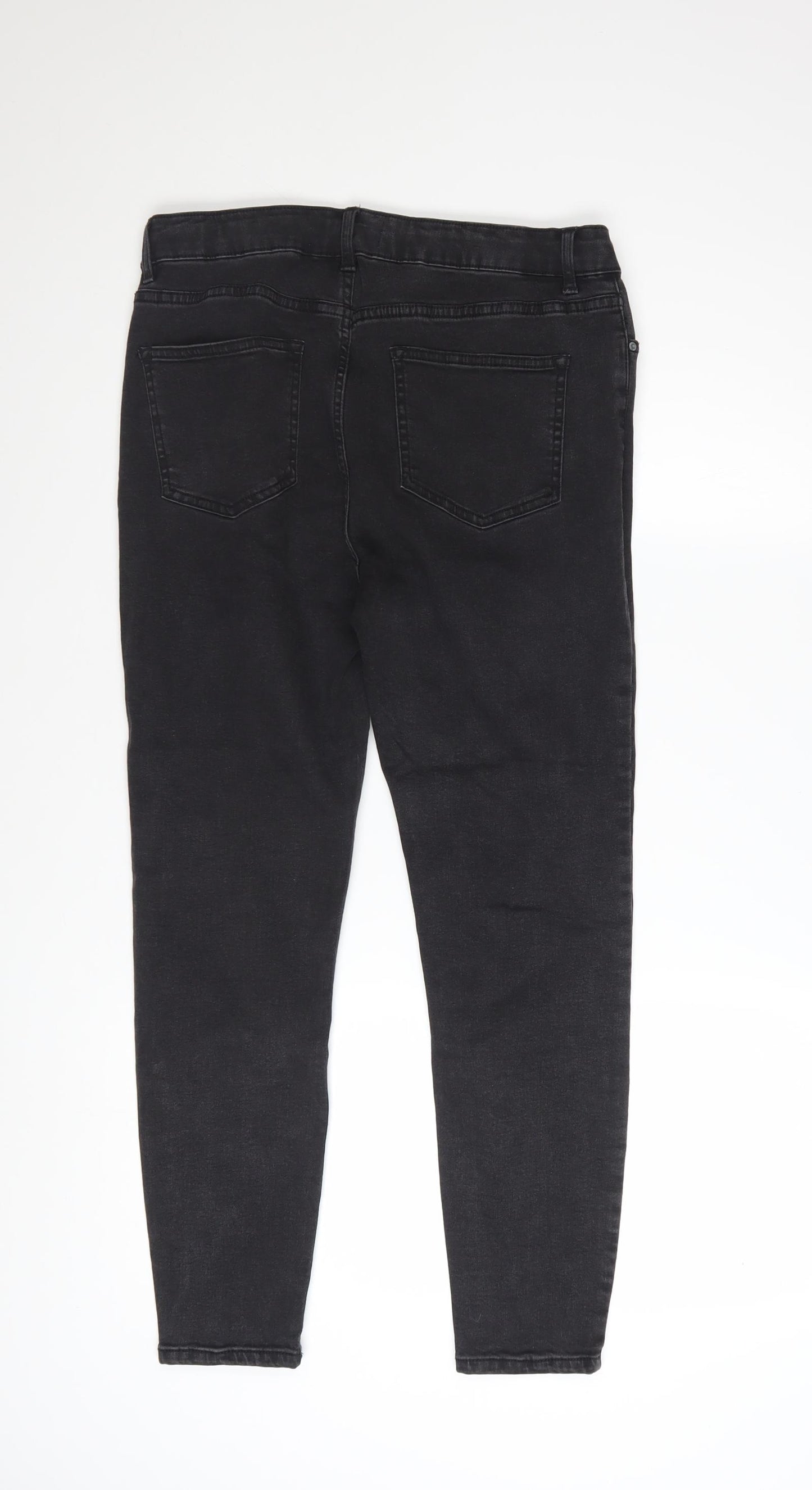 Denim 365 Women Black Size 14/S Skinny Jeans Cotton Blend