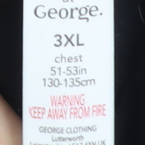 George Men’s Black Star Wars The Mandalorian 3XL Graphic T-Shirt