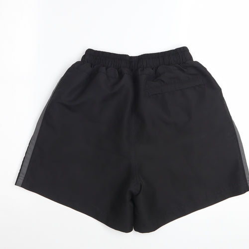 Lonsdale Men's Black Regular Fit Quick Dry Sports Shorts Size S