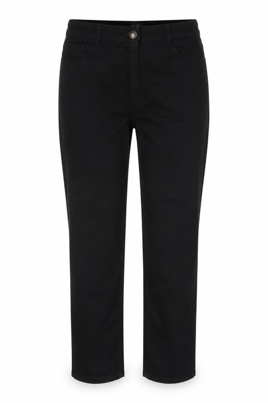 SOON Women's Black Stretch Straight Jeans Size 14 Regular