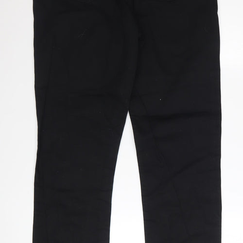 SOON Women's Black Stretch Straight Jeans Size 14 Regular