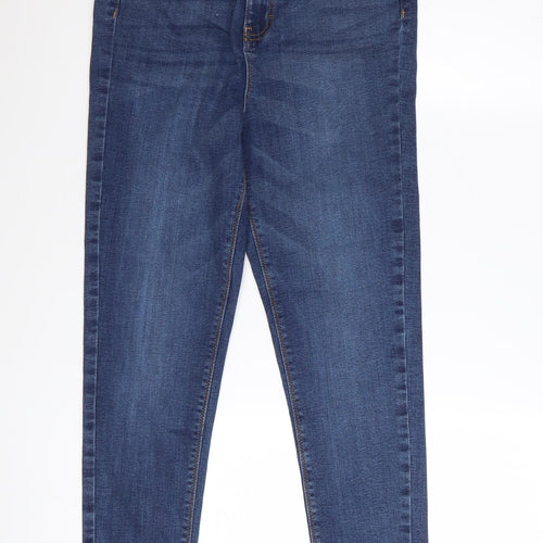 Denim Co. Women Blue Size 12 Skinny Stretch Jeans