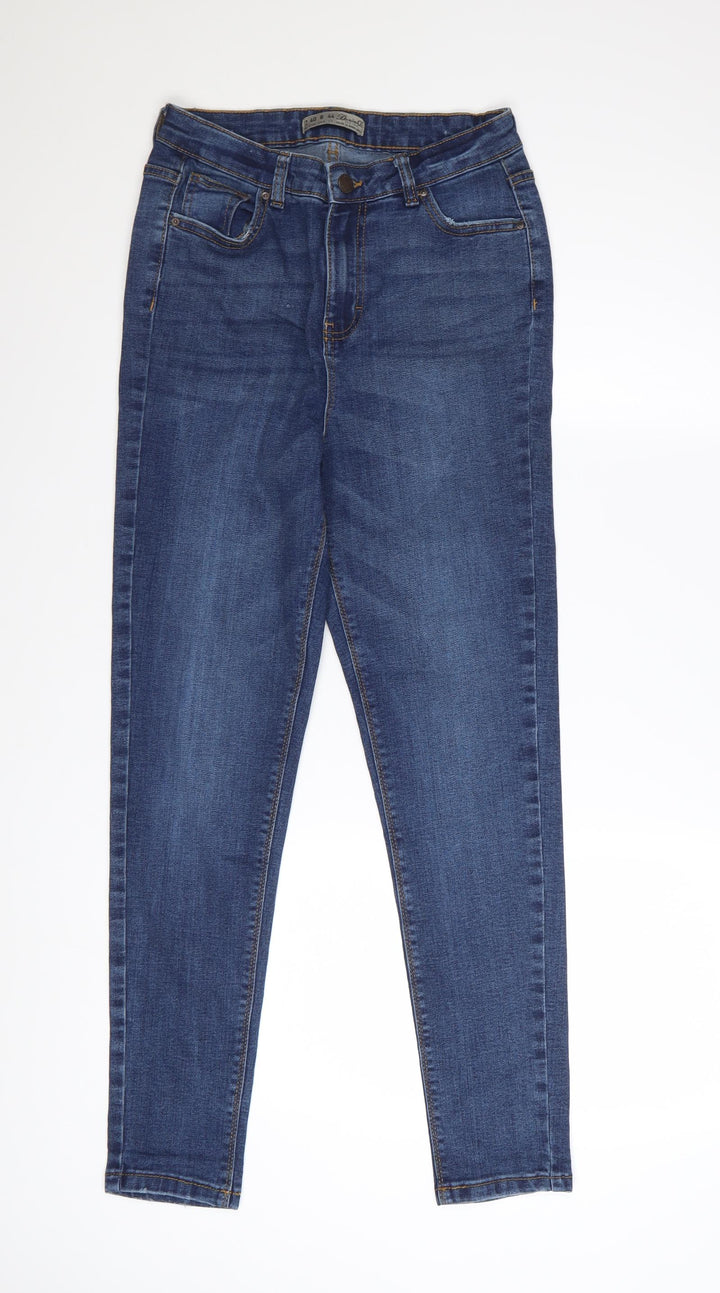 Denim Co. Women Blue Size 12 Skinny Stretch Jeans
