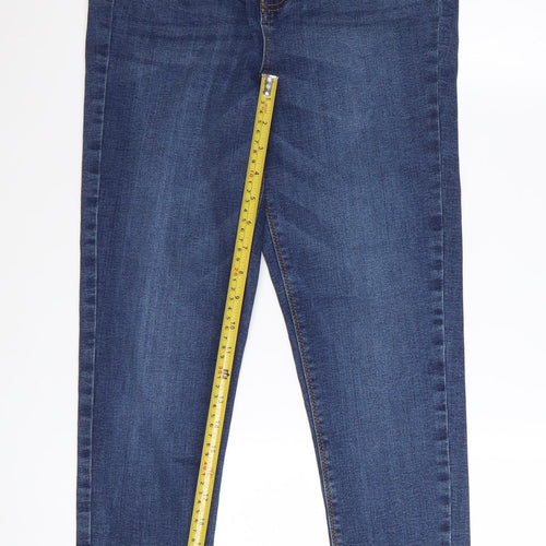 Denim Co. Women Blue Size 12 Skinny Stretch Jeans