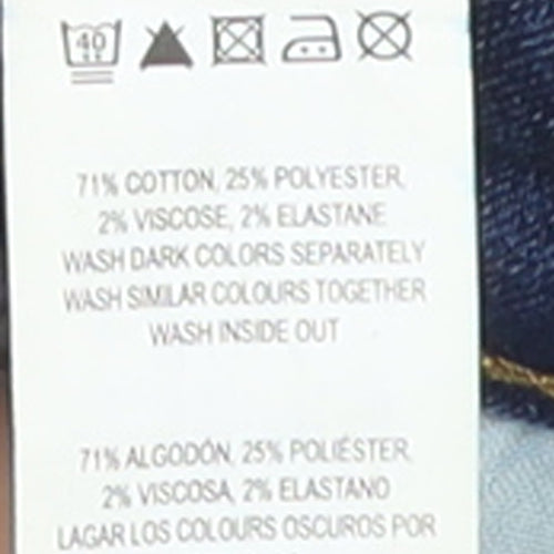 Denim Co. Women Blue Size 12 Skinny Stretch Jeans