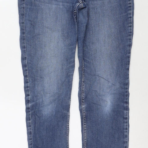 Next Women Blue Skinny Mid Rise Stretch Denim Jeans Size 10 Regular