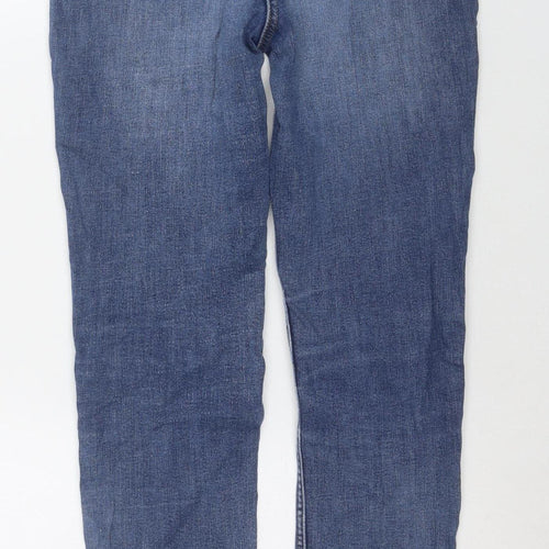 Next Women Blue Skinny Mid Rise Stretch Denim Jeans Size 10 Regular