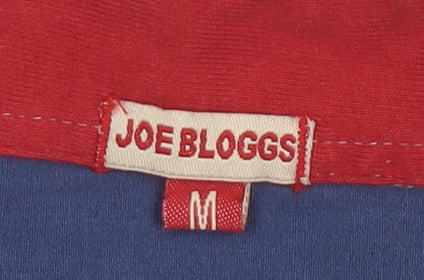 Joe Bloggs Men's Blue Cotton Long Sleeve Button-Up Casual Shirt M