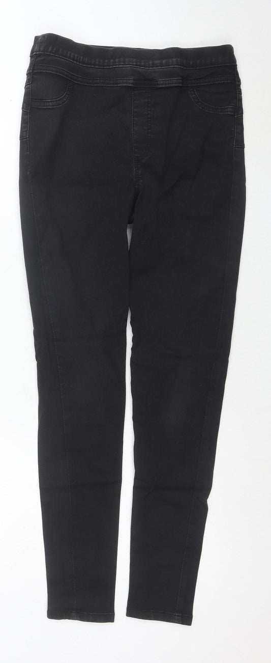 F&F Women’s Black Skinny Jeans Size 10 Stretch Cotton Blend