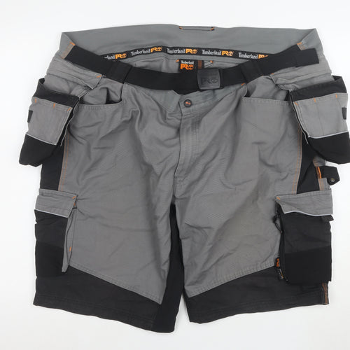 Timberland PRO Men's Grey 2XL Cargo Work Shorts Cotton Blend