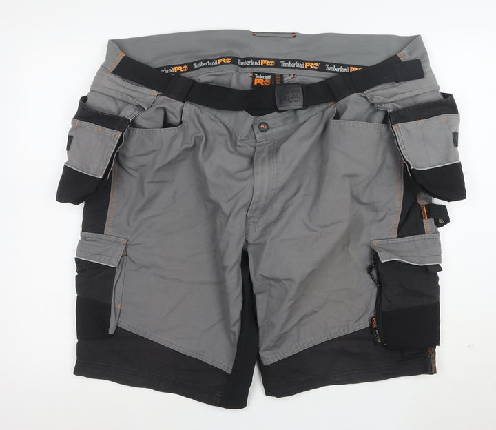 Timberland PRO Men's Grey 2XL Cargo Work Shorts Cotton Blend
