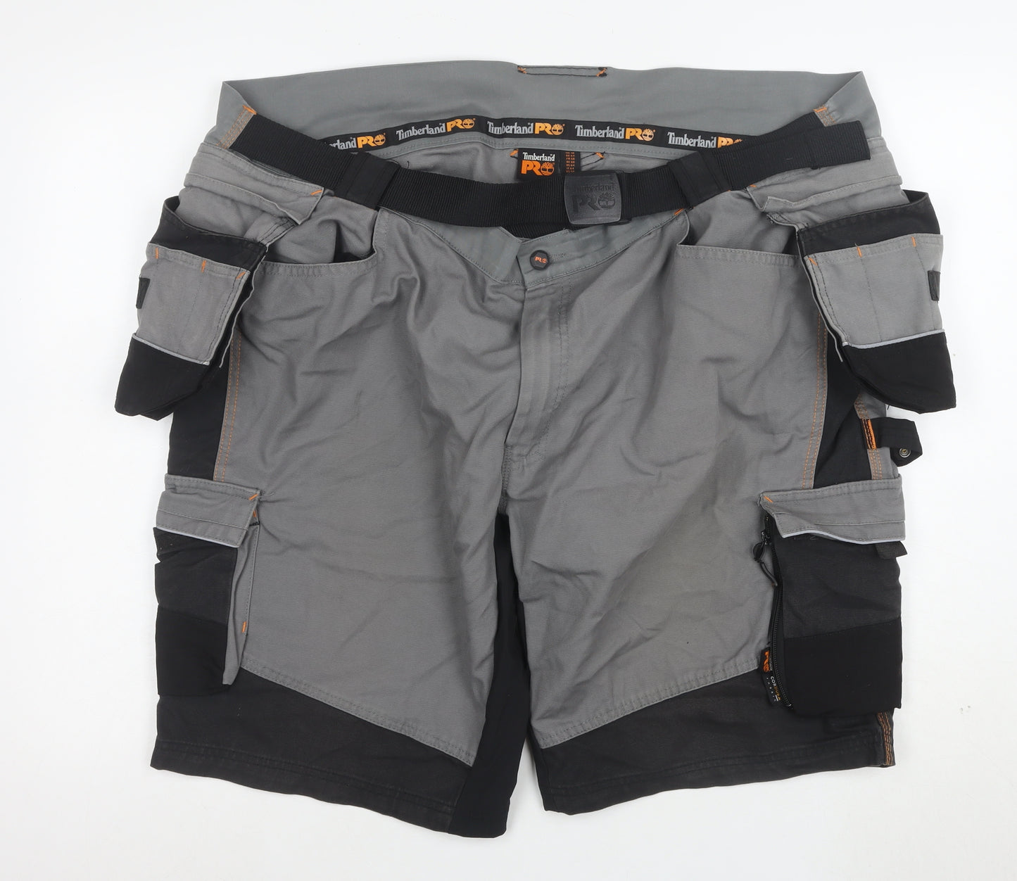 Timberland PRO Men's Grey 2XL Cargo Work Shorts Cotton Blend