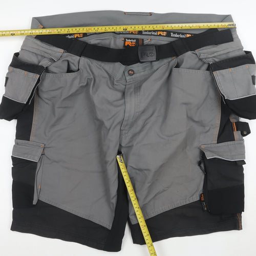 Timberland PRO Men's Grey 2XL Cargo Work Shorts Cotton Blend