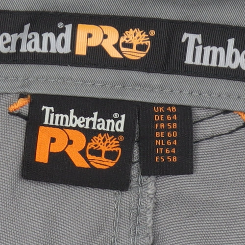 Timberland PRO Men's Grey 2XL Cargo Work Shorts Cotton Blend