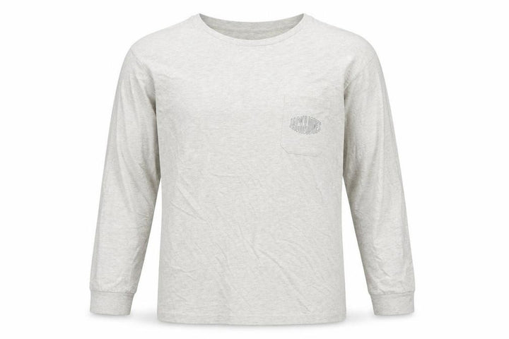 Jack & Jones Men’s Grey XL Long Sleeve Crew Neck T-Shirt