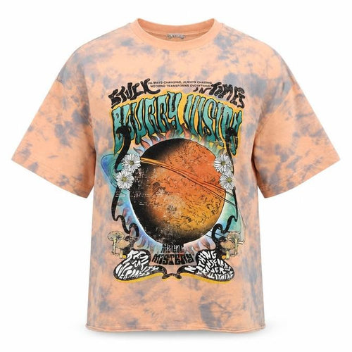 ZARA Women’s Multicoloured Tie Dye Relaxed T-Shirt Size S