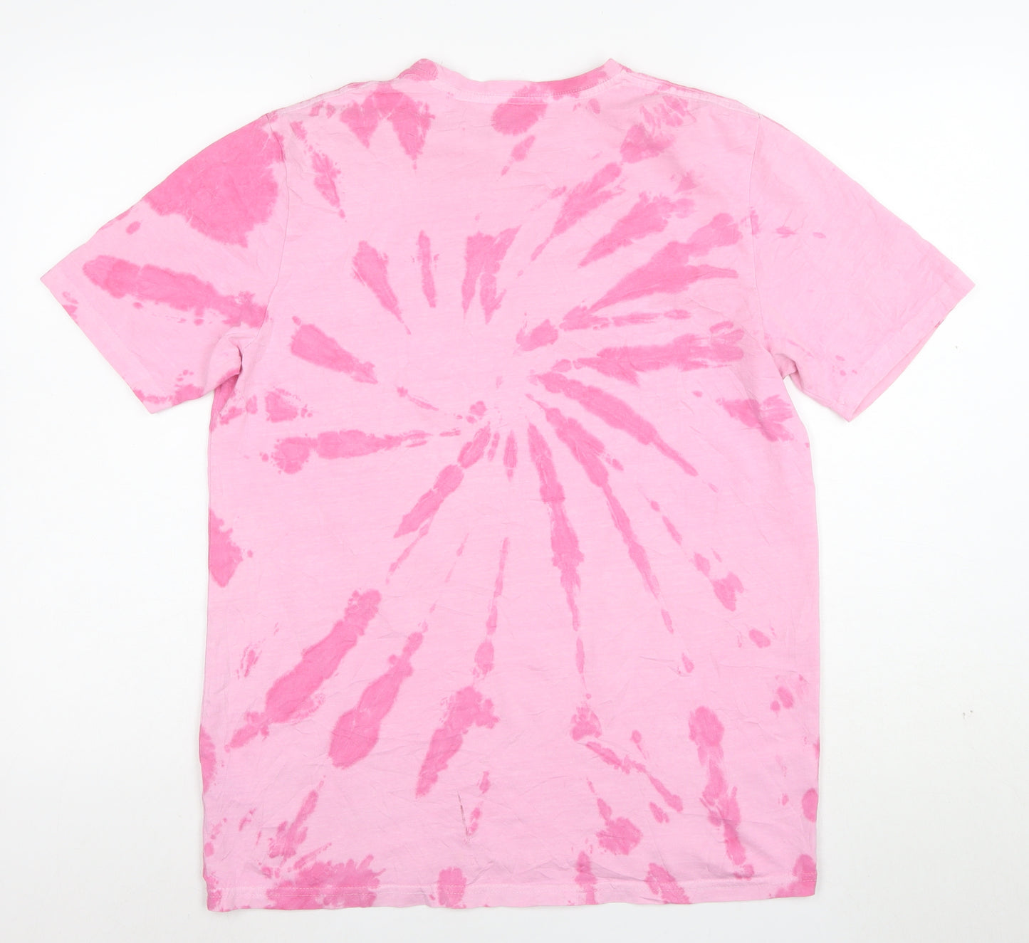 PSYCHIC HEARTS Women's Pink Tie-Dye Cali Malibu Cotton T-Shirt M