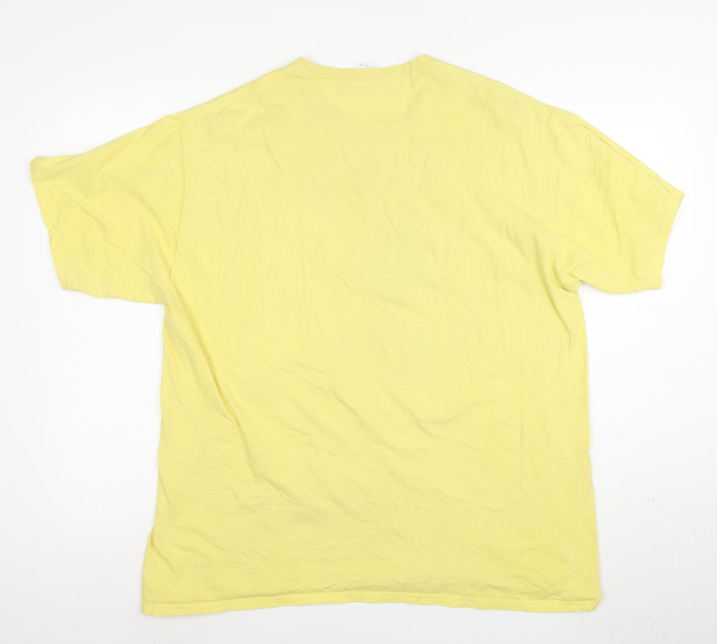Port & Company Men's Yellow Funny Quote Graphic XL T-Shirt