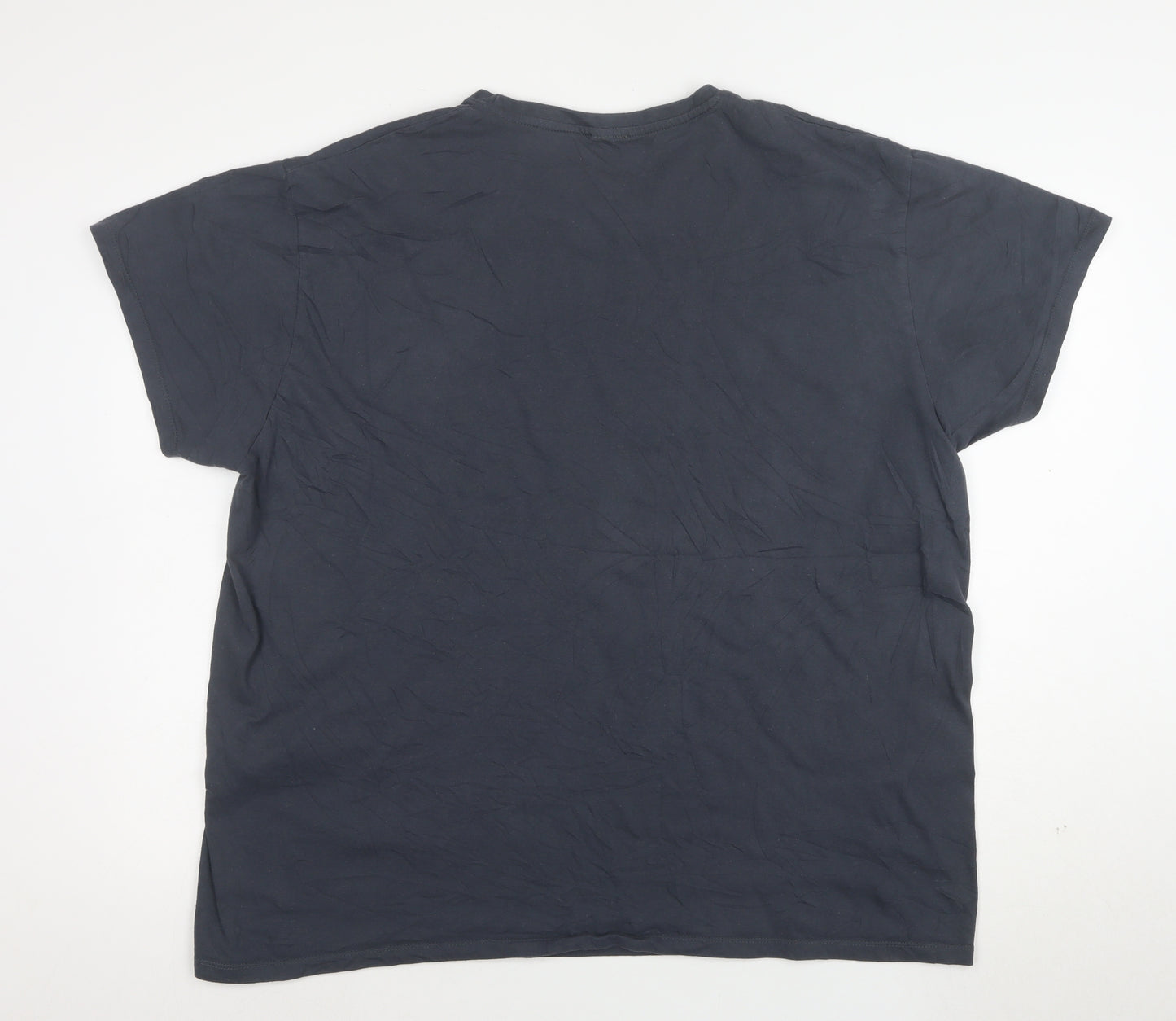 Pampling Unisex Adults Blue Art Graphic 3XL Cotton T-Shirt