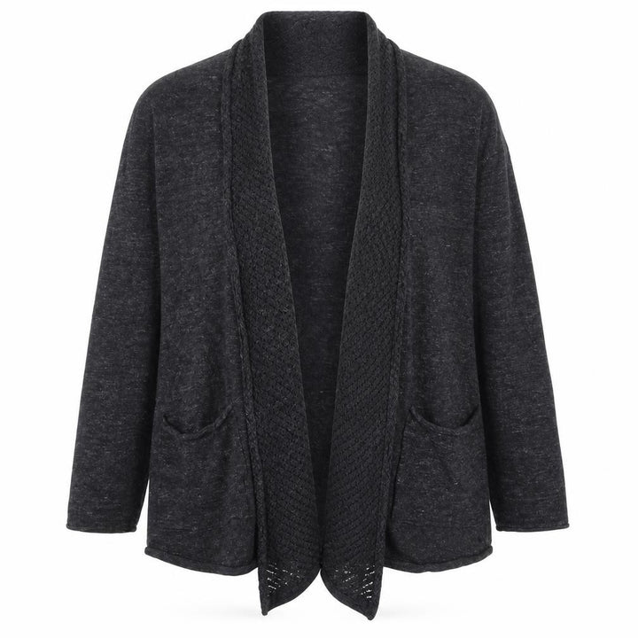 FatFace Women's Grey Cotton Open Knit Cardigan Size 12