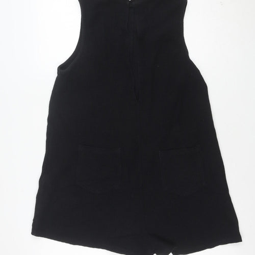 ASOS Women’s Black Sleeveless Knit Playsuit Size 14