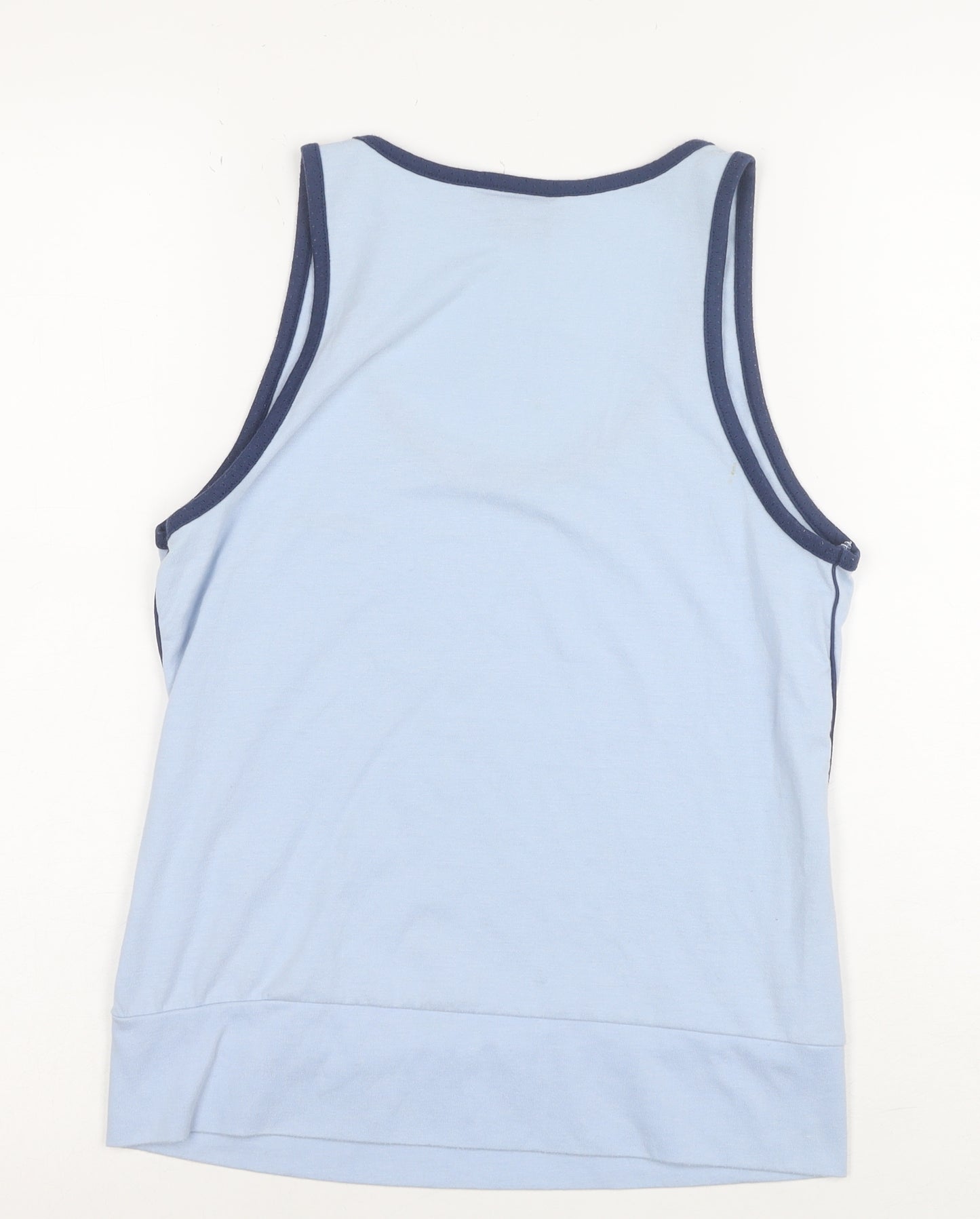 LA Gear Women Blue Tank Top Size 12 Casual Summer Jersey