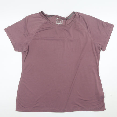 Mountain Warehouse Womens Purple Quick Dry Sports T-Shirt Size 14