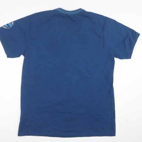 Joe Browns Men's Blue Music Graphic Cotton T-Shirt Size L