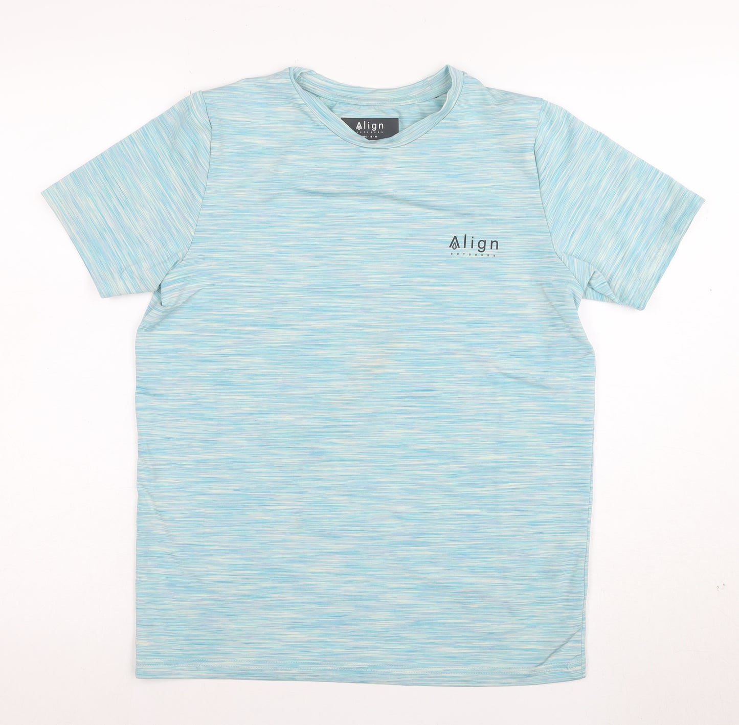 Align Outdoors Boys Blue Short Sleeve Crew Neck T-Shirt Size 12-13
