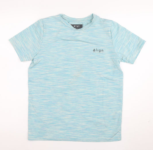 Align Outdoors Boys Blue Short Sleeve Crew Neck T-Shirt Size 12-13