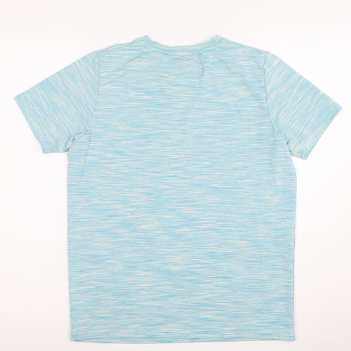 Align Outdoors Boys Blue Short Sleeve Crew Neck T-Shirt Size 12-13