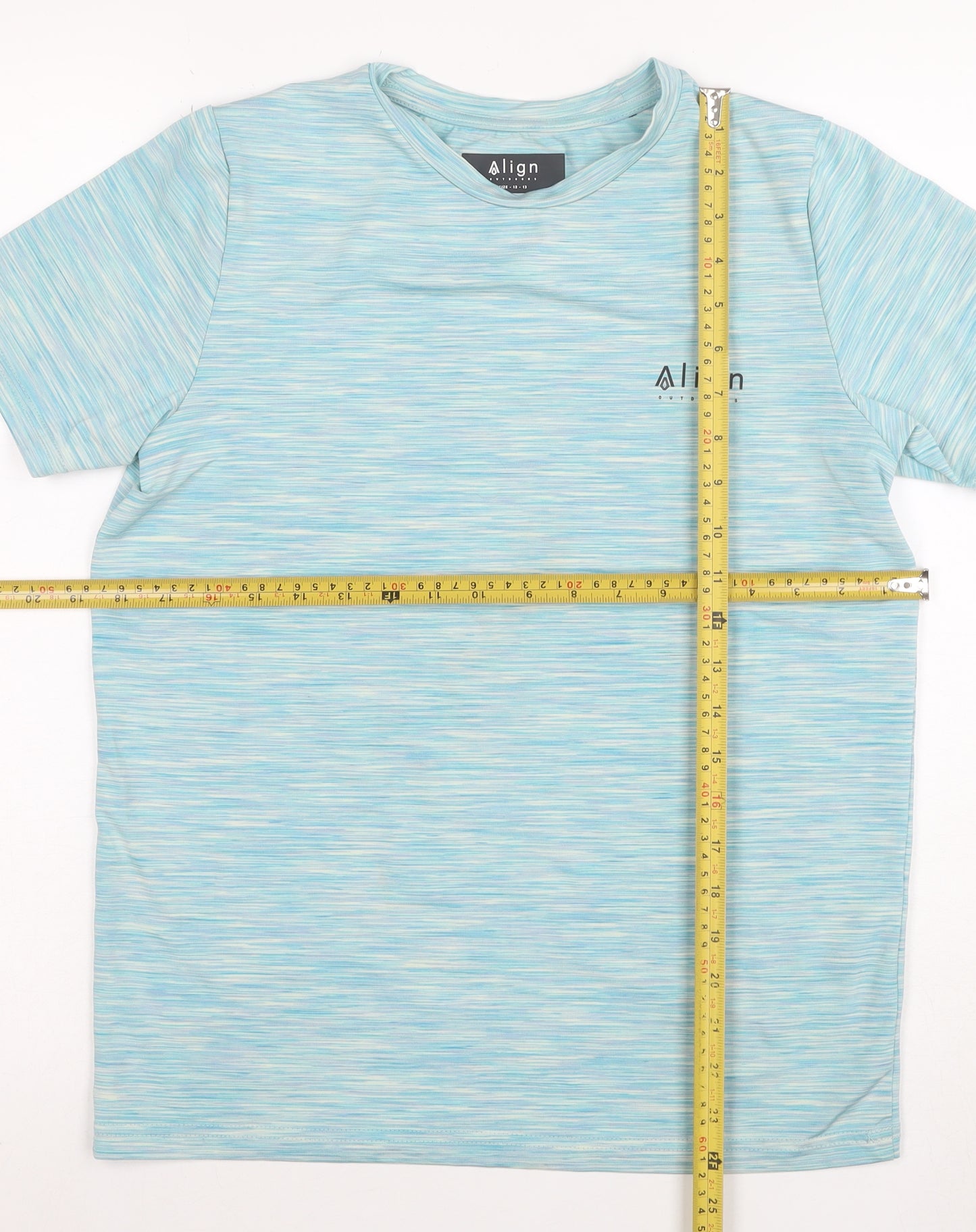 Align Outdoors Boys Blue Short Sleeve Crew Neck T-Shirt Size 12-13