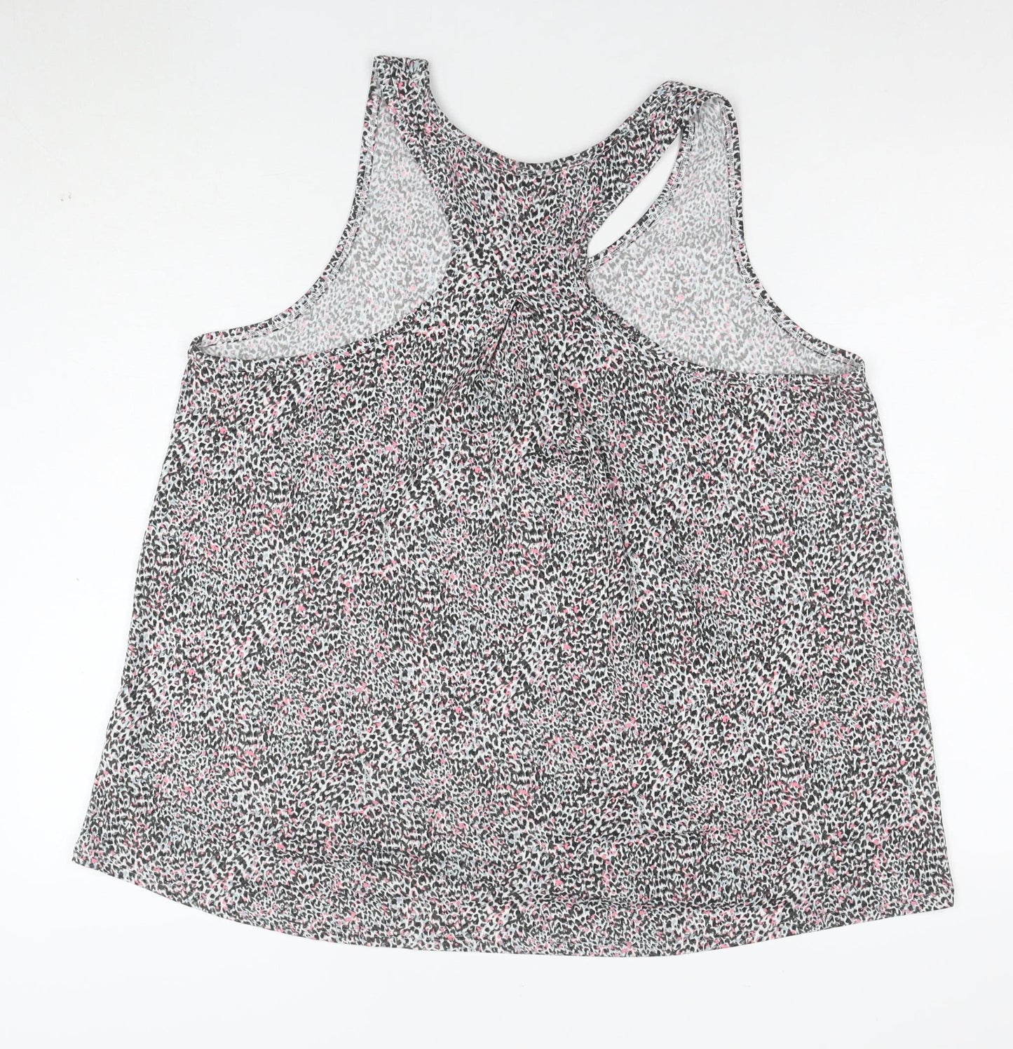 Goodmove Women’s Multicoloured Animal Print Sleeveless Tank Top Size 16