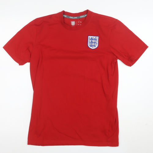 Fanatics Men's Red England Football Cotton T-Shirt Size M