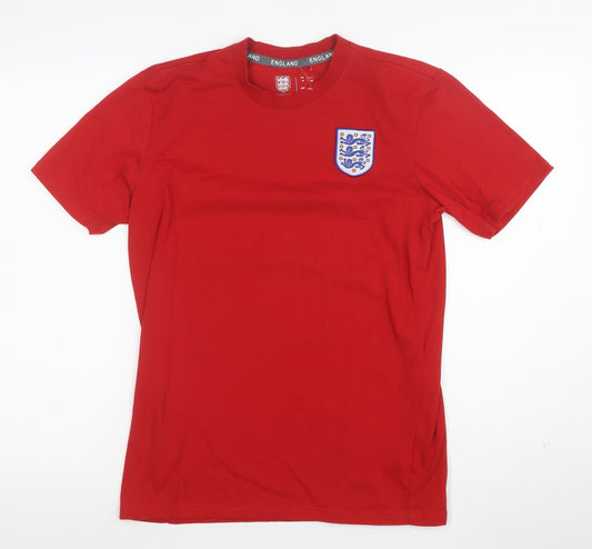 Fanatics Men's Red England Football Cotton T-Shirt Size M