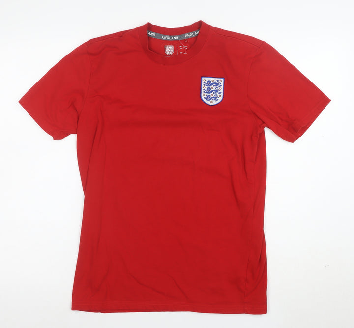 Fanatics Men's Red England Football Cotton T-Shirt Size M
