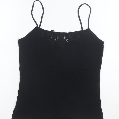 MNG Casual Wear Women's Black Camisole Tank Top Size S