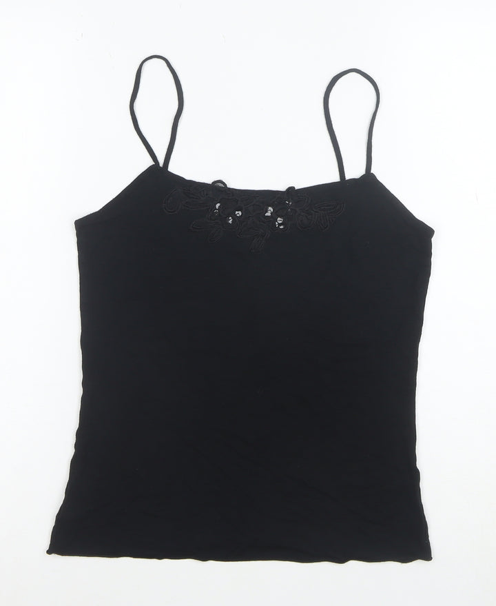 MNG Casual Wear Women's Black Camisole Tank Top Size S