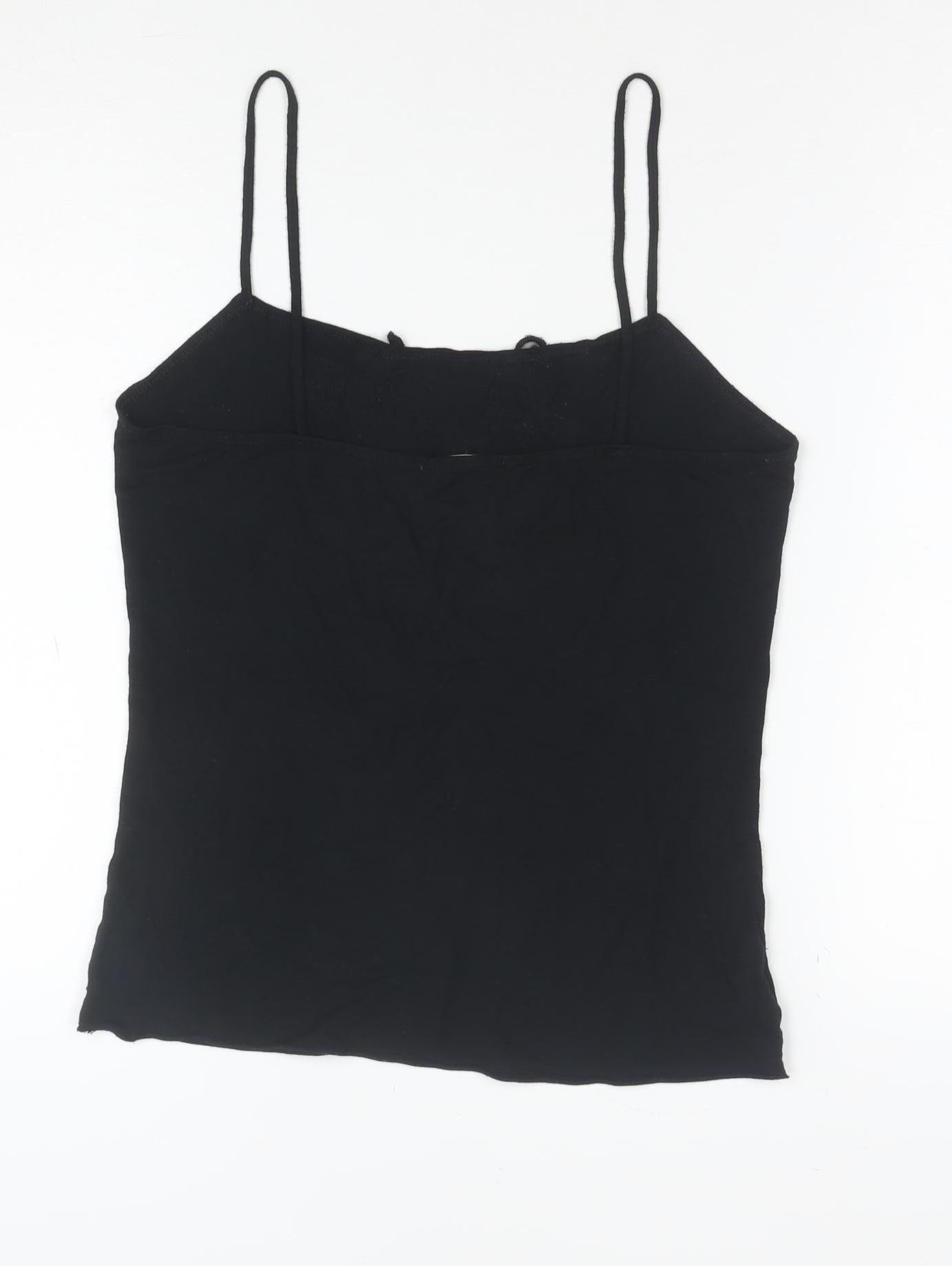 MNG Casual Wear Women's Black Camisole Tank Top Size S