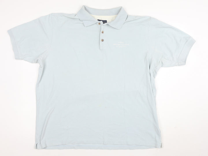 Henri Lloyd Men Blue 2XL Cotton Polo Shirt Classic Fit
