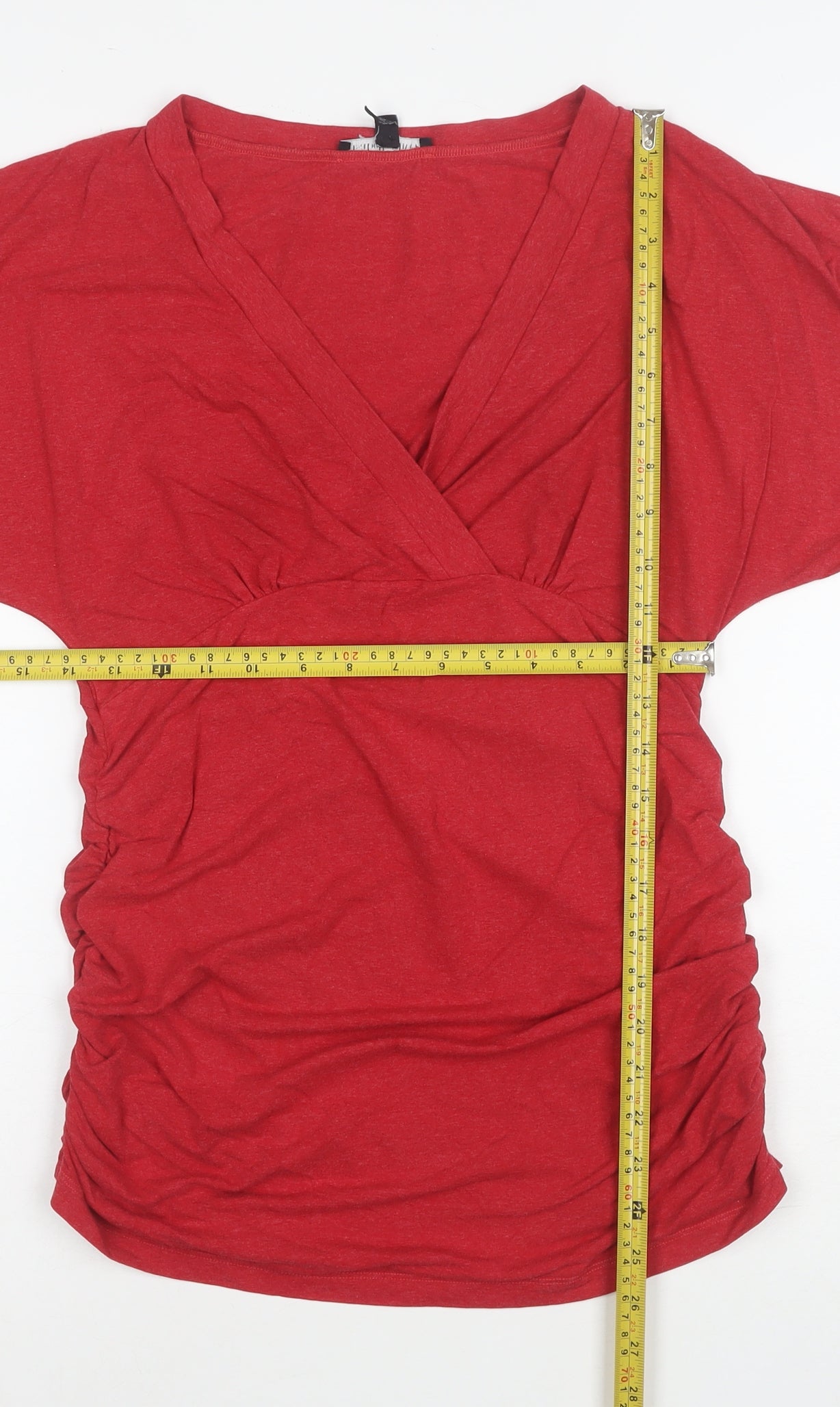 Isabella Oliver Women’s Red Maternity Wrap Dress Size M