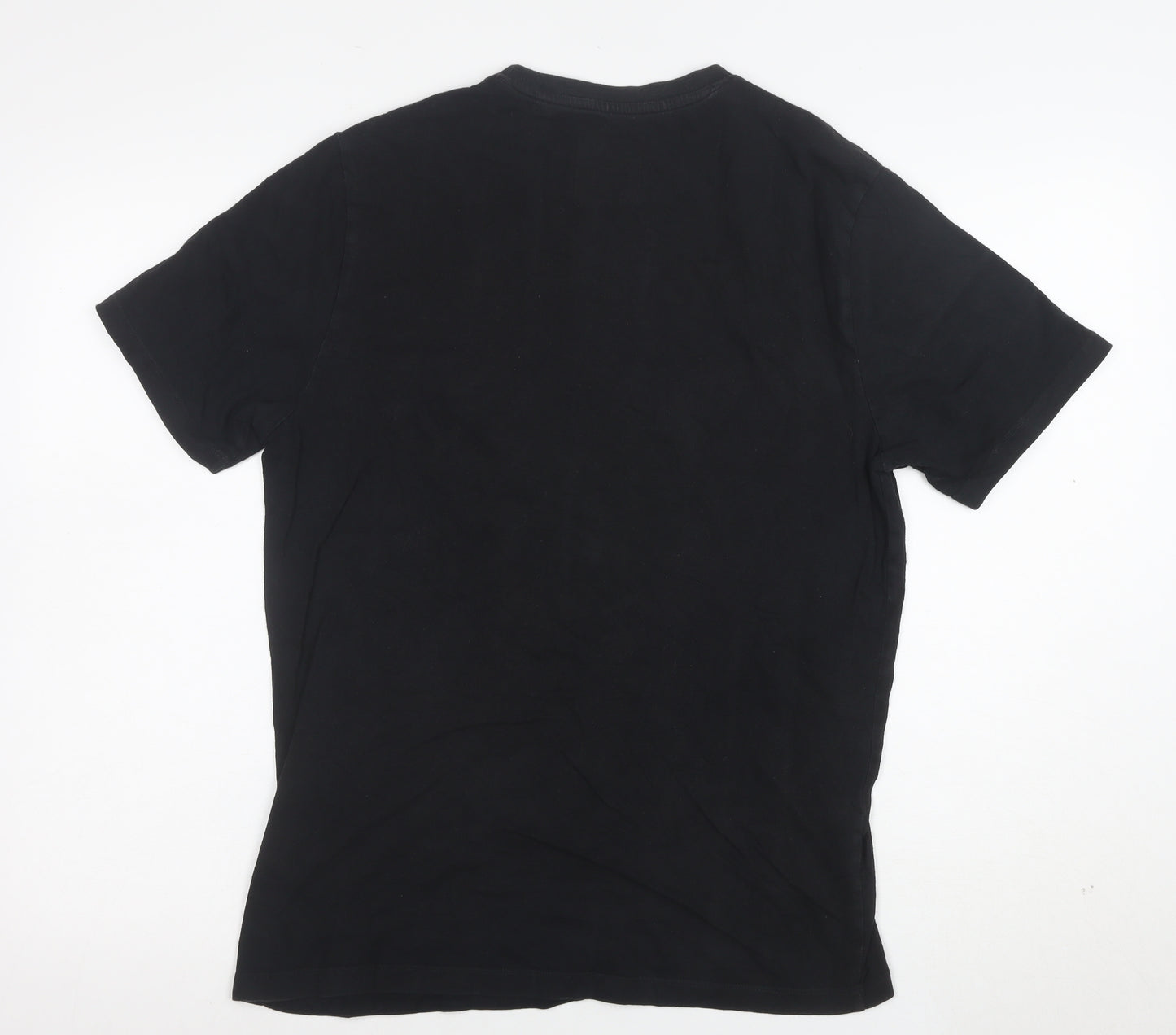 U.S. Athletic Men's Black Medium Graphic Mythology Cotton T-Shirt